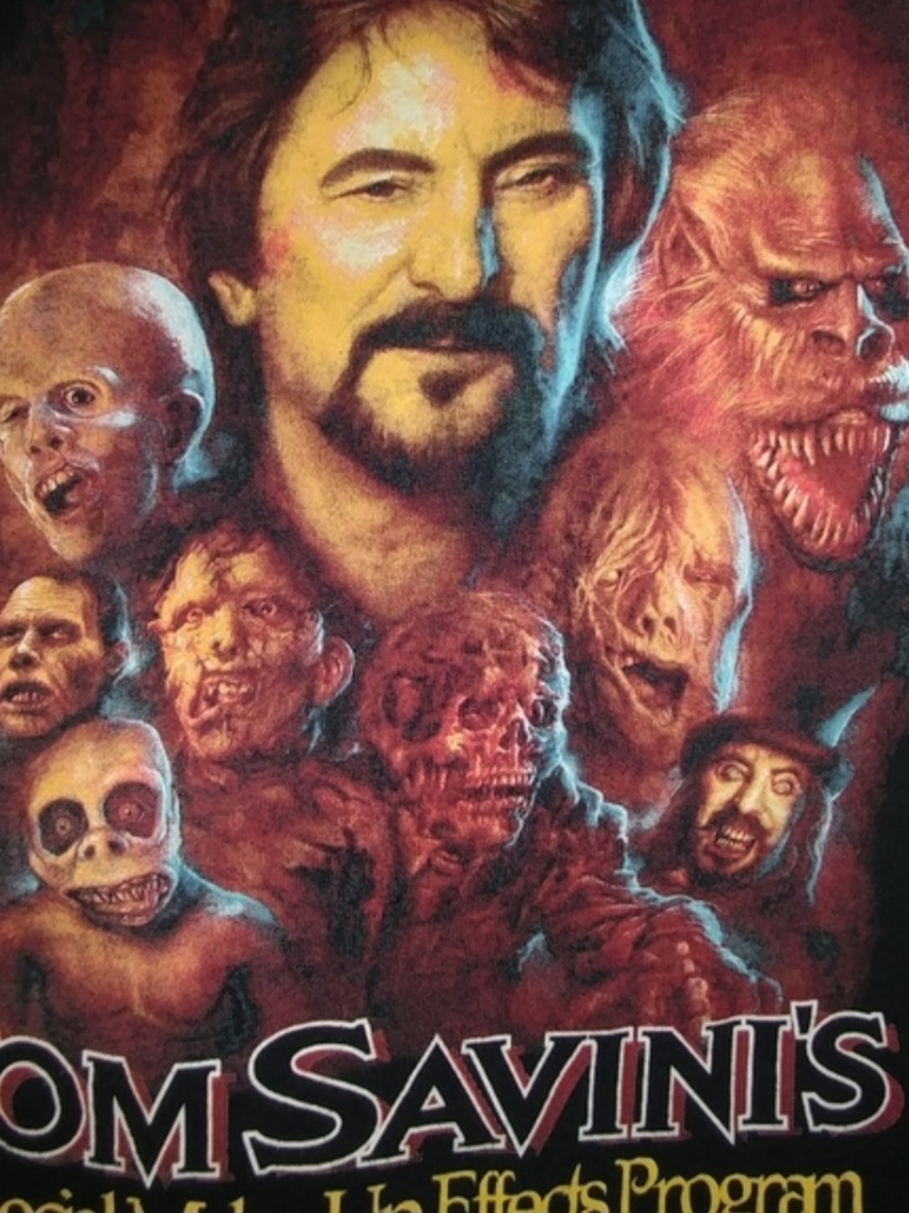TOM SAVANI RARE NOS XL SHIRT,horror,zombie,movie